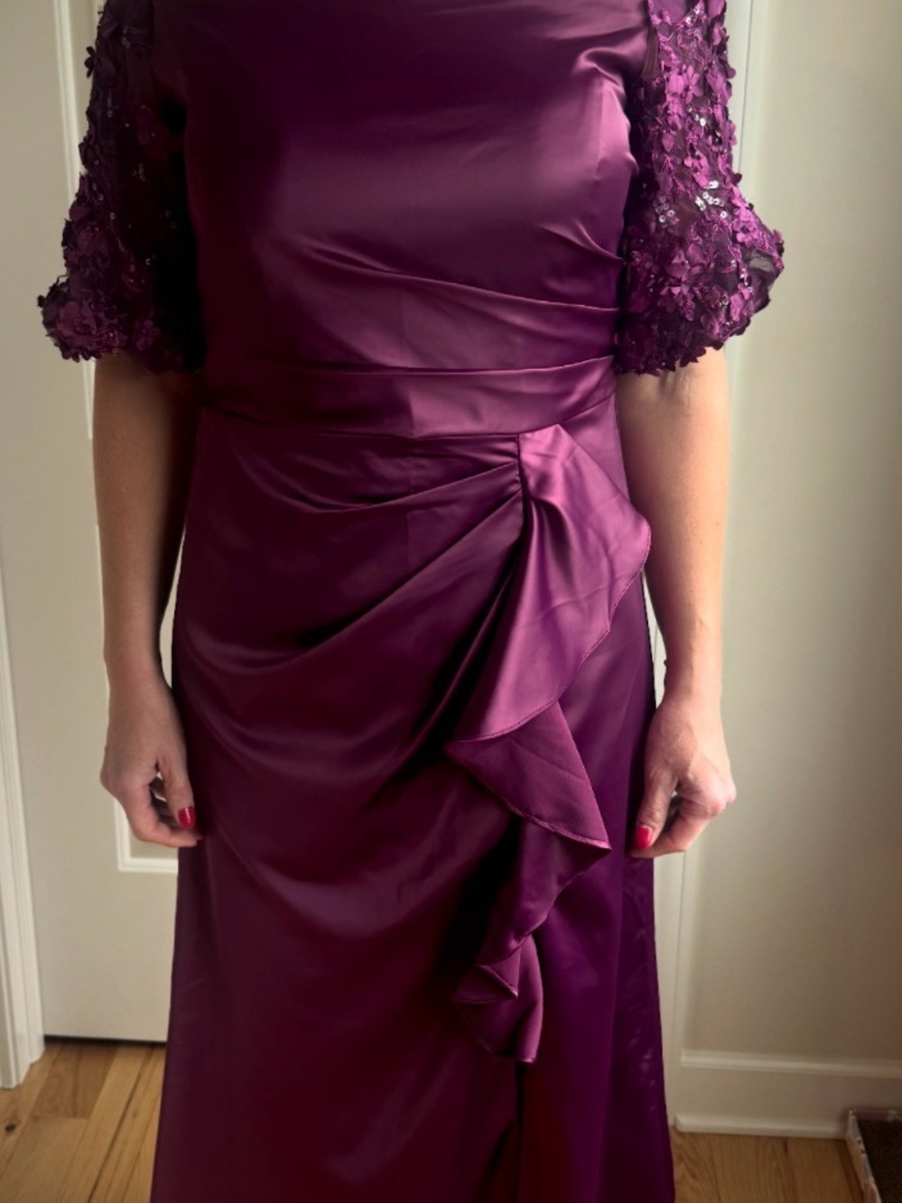 Brand New Plum Formal Gown – Never Worn or Altered